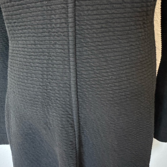 Elemente Clemente Black Cotton Ribbed Coat size Small - Picture 6 of 16